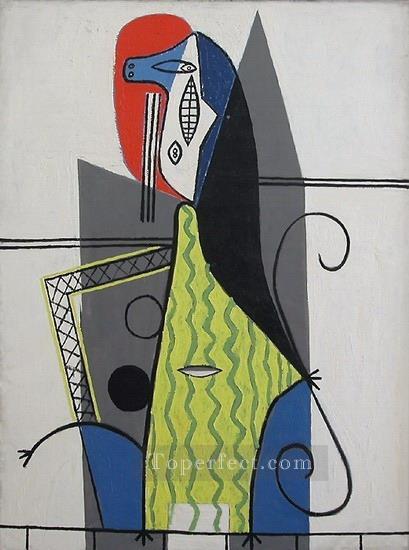 Mujer en un sillón 3 1927 Pablo Picasso Pintura al óleo